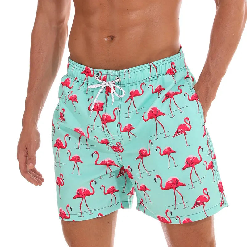 Escatch Schnelltrocknende Sommer Badeshorts für Herren, Beach Boardshorts, Badehosen für Männer, Schwimmhosen, Herren Sportbekleidung, Strandmode, Fitness Übergrößen