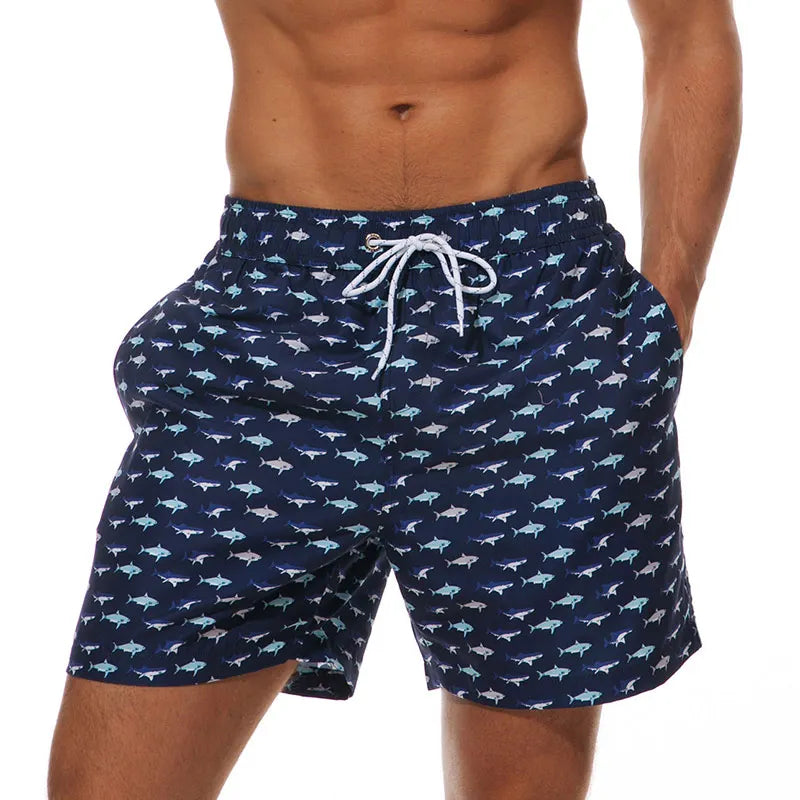 Escatch Brand Sommer Herren Shorts Mode Polyester schnelltrocknende Boardshorts Männer Sport Gym Badehose Surf Badeshorts für Herren