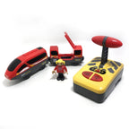 Kinder RC Elektrische Eisenbahn Lokomotive Magnetische Bahn Diecast Slot Spielzeug Passend für Holzeisenbahn Schienen Spielzeug für Kinder Geschenke
