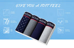 4 Stück Boxershorts Herrenslips Homme Unterhosen Boxershorts Unterwäsche für Männer Baumwolle Herren-Paar Sexy Set Calecon Lot Soft Box