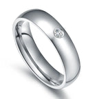 Vnox Basic Eheringe für Damen und Herren, personalisierbar mit Name, Datum, Liebesbotschaft, Versprechen, Allianz, Jahrestag, personalisiertes Geschenk