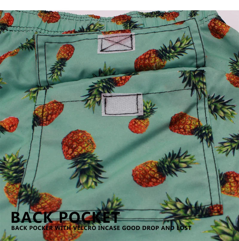 Escatch Schnelltrocknende Sommer Badeshorts für Herren, Beach Boardshorts, Badehosen für Männer, Schwimmhosen, Herren Sportbekleidung, Strandmode, Fitness Übergrößen