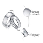 Vnox Basic Eheringe für Damen und Herren, personalisierbar mit Name, Datum, Liebesbotschaft, Versprechen, Allianz, Jahrestag, personalisiertes Geschenk