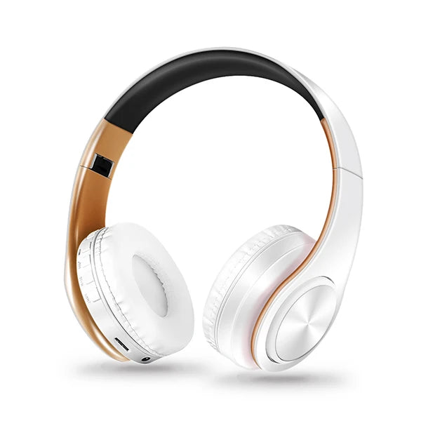 HIFI Stereo Kopfhörer Bluetooth Headset Musikkopfhörer FM und Unterstützung SD-Karte mit Mikrofon für Mobile Xiaomi Iphone Samsung Tablet