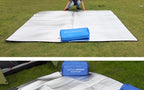 Aluminiumfolie Feuchtigkeitsdichte Unterlage Outdoor Camping Wasserdichte Zeltunterlage Tragbare Picknickmatte Leichte Wander Schlafunterlage