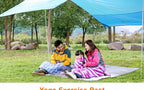 Aluminiumfolie Feuchtigkeitsdichte Unterlage Outdoor Camping Wasserdichte Zeltunterlage Tragbare Picknickmatte Leichte Wander Schlafunterlage