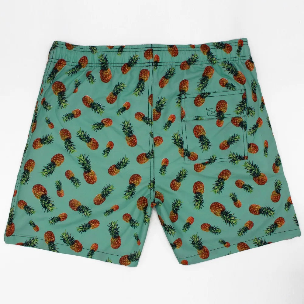 Escatch Schnelltrocknende Sommer Badeshorts für Herren, Beach Boardshorts, Badehosen für Männer, Schwimmhosen, Herren Sportbekleidung, Strandmode, Fitness Übergrößen