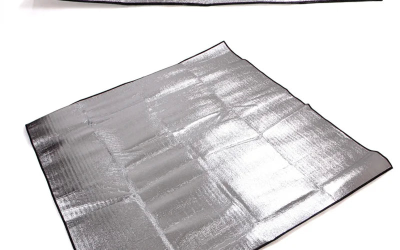 Aluminiumfolie Feuchtigkeitsdichte Unterlage Outdoor Camping Wasserdichte Zeltunterlage Tragbare Picknickmatte Leichte Wander Schlafunterlage