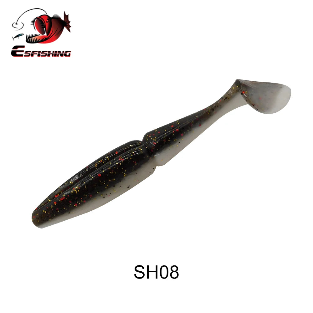 ESFISHING Angelköder Easy Shiner 100mm125mm155mm 200mm pesca isca artificial Silikonköder Leurre Souple Hecht Barsch