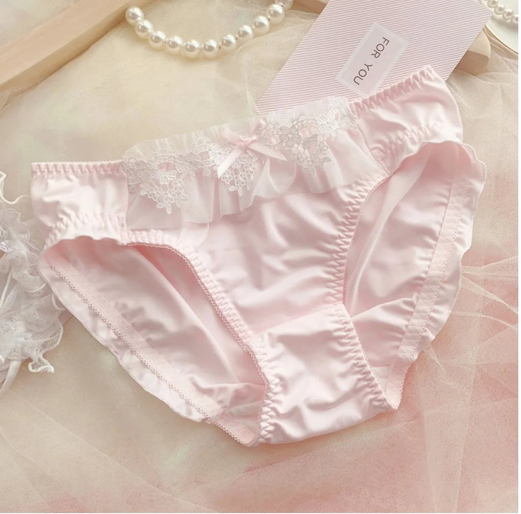 Bügel-Push-up-BH-Set aus Stahl mit reinem Verlangen, windige, große Körbchen für Mädchenunterwäsche, bestickte Spitze, große Dessous mit Höschen-Set