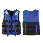 Outdoor Erwachsene Schwimmweste Verstellbarer Auftrieb Überlebensanzug Polyester Kinder Schwimmweste mit Pfeife