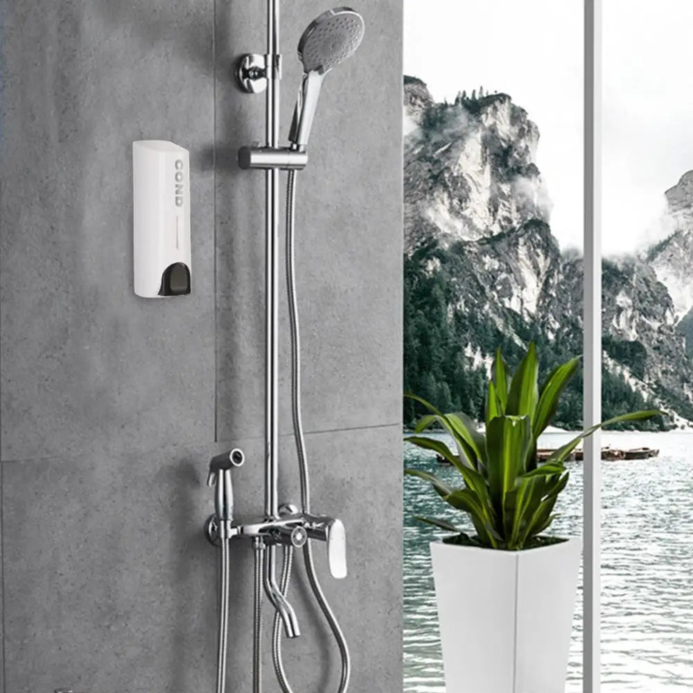 Einfach-/Doppel-/Dreifach-Seifenspender 350ml zur Wandmontage, Duschbad-Shampoo-Spender, Flüssigseifenbehälter, Bad-Accessoires