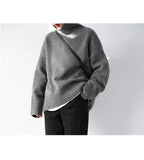 CHIC VEN Koreanischer Damen Pullover Lockerer Rollkragenpullover Warme Einfarbige Pullover Strickwaren Basic Female Tops Herbst Winter 2022