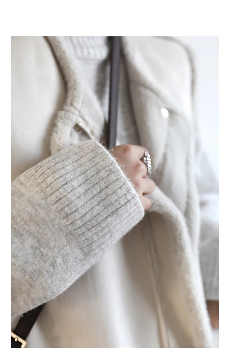 CHIC VEN Koreanischer Damen Pullover Lockerer Rollkragenpullover Warme Einfarbige Pullover Strickwaren Basic Female Tops Herbst Winter 2022