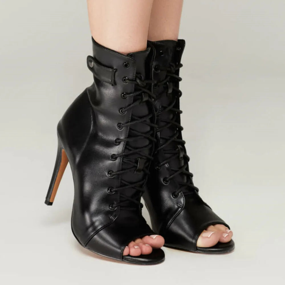 Damen Party Stiefel 2020 Damen Sexy Stilettos High Heels Schuhe Damen Latein Tanzschuhe Latein 2020 Für den Ballsaal Hauptbild