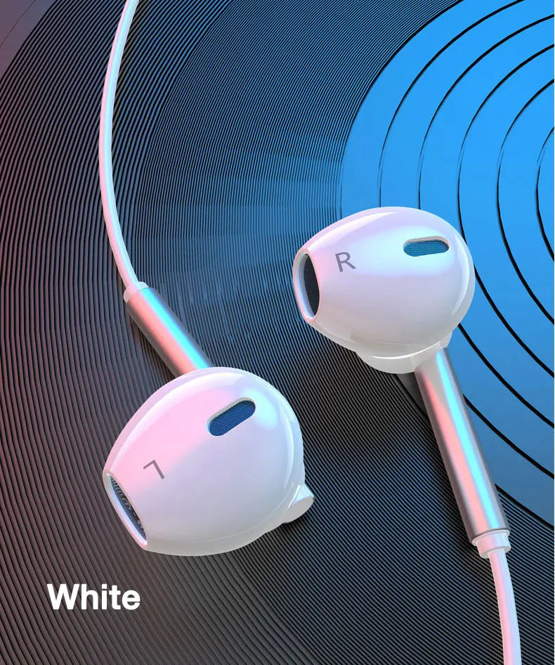 EARDECO 8 Kerne Kabelgebundene Kopfhörer Ohrhörer Bass In-Ear-Kopfhörer mit Mikrofon Ohrhörer Ohrstöpsel Handy-Headset Dynamischer Stereo