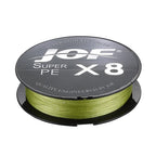 JOF X8 150M 300M 500M Geflochtene Angelschnur 8 Stränge Mehrfarbig Multifilament Salzwasser PE-Schnur 15 20 30 40 60 80 100LB