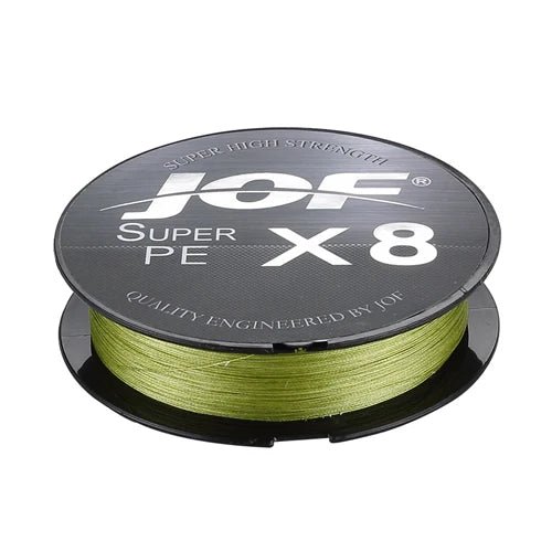 JOF X8 150M 300M 500M Geflochtene Angelschnur 8 Stränge Mehrfarbig Multifilament Salzwasser PE-Schnur 15 20 30 40 60 80 100LB