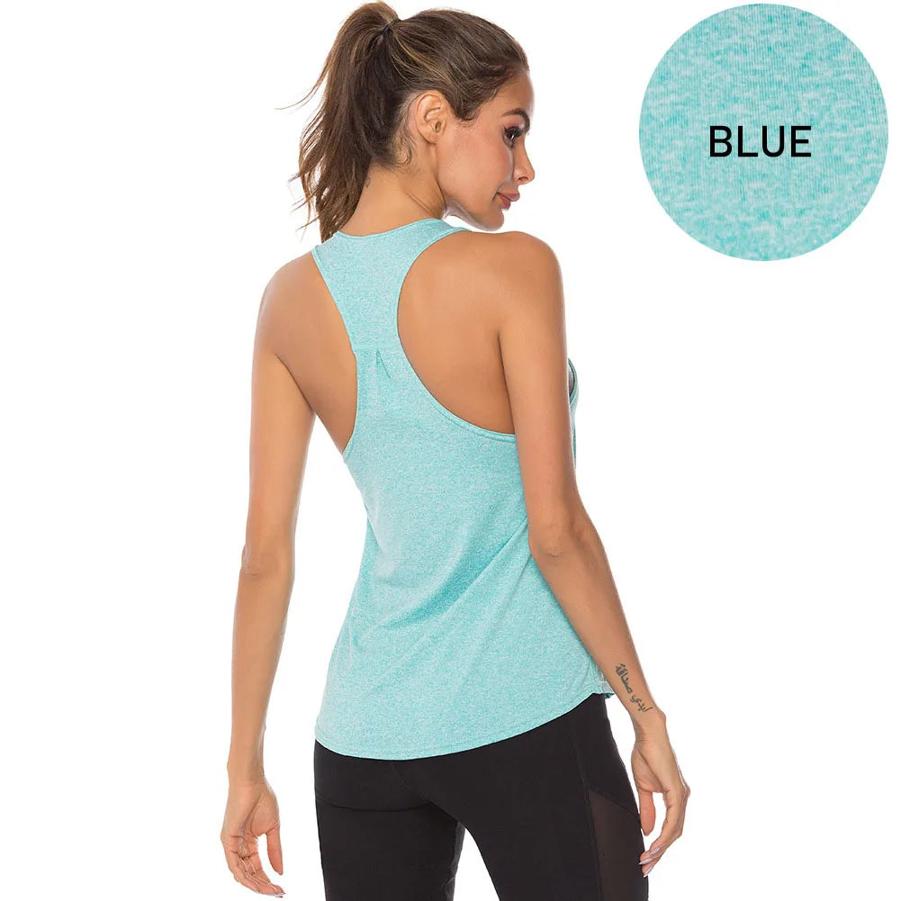 WANAYOU Ärmellose Yoga-Shirts Damen Schnelltrocknendes Running Sport Tank Top Ärmelloses Fitness Gym Workout Top Yoga Weste