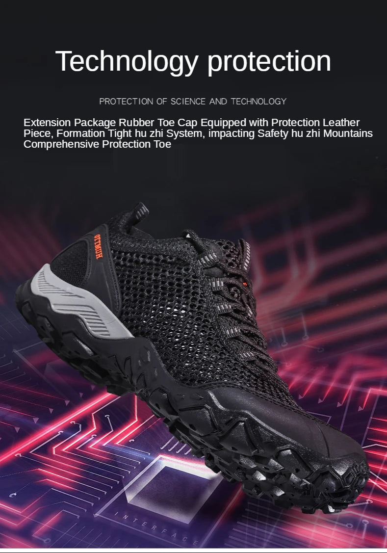 HUMTTO Men Hiking Shoes Breathable Outdoor Sports Climbing Shoes hunting shoes women Trekking Sneakers ankle boots tennis shoes