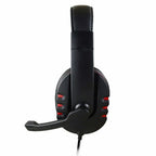 Kopfhörer 3,5mm Kabelgebundenes Gaming Headset Ohrhörer Musik für PS4 Playstation 4 Spiel PC Chat Computer mit Mikrofon