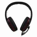 Kopfhörer 3,5mm Kabelgebundenes Gaming Headset Ohrhörer Musik für PS4 Playstation 4 Game PC Chat Computer mit Mikrofon