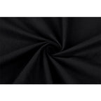 Damen-Laufsteg Baumwolle Retro Vintage Rock Schwarz Faldas High Waist A-Linie Rockabilly Jupe 50er Swing Tellerrock Pin Up Skater