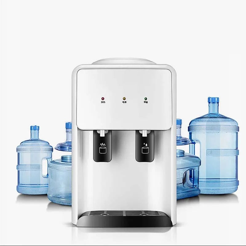 Wasserspender Eis heiß Desktop Kühlung Heißwasserspender Schlafsaal Mini kleines energiesparendes Eis Warmwasser