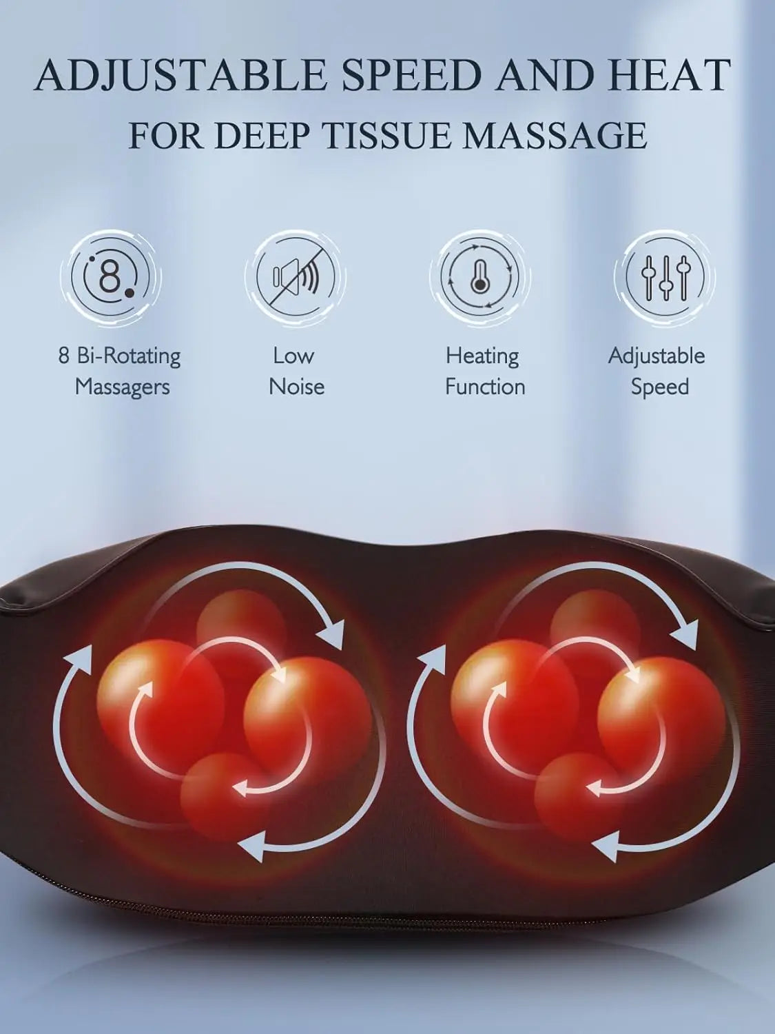 Hochwertiges Nackenmassagegerät Kneten Schulter Masajeador Nacken- und Schulter-Relaxer für Frauen, Männer, Mama, Papa