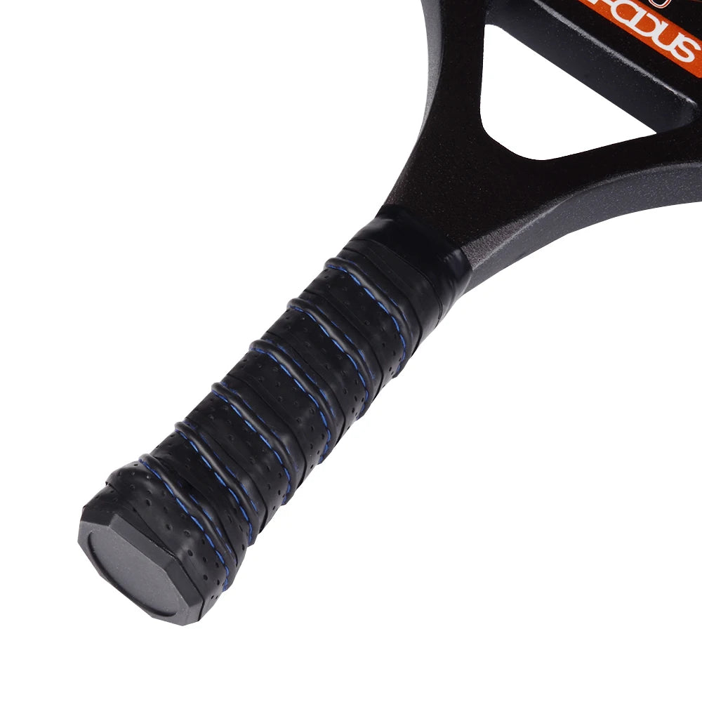 Vollcarbon 3K Faser Strandtennisschläger raue Oberfläche professioneller Schläger für Herren und Damen mit Schutzhülle