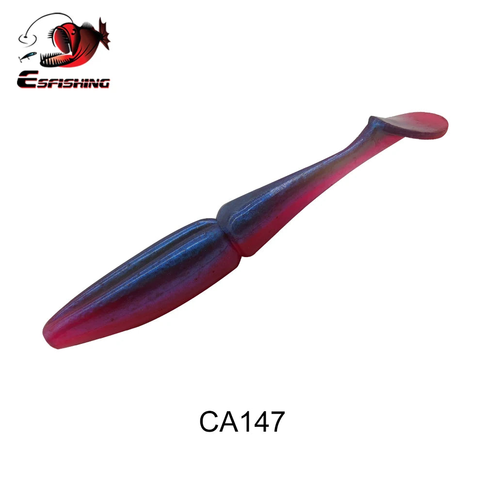 ESFISHING Angelköder Easy Shiner 100mm125mm155mm 200mm pesca isca artificial Silikonköder Leurre Souple Hecht Barsch