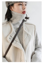 CHIC VEN Koreanischer Damen Pullover Lockerer Rollkragenpullover Warme Einfarbige Pullover Strickwaren Basic Female Tops Herbst Winter 2022