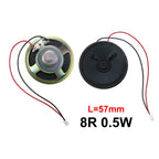 1X 8 Ohm 8R 0,5W Mini ultradünner Hornlautsprecher Durchmesser 20mm 23mm 28mm 30mm 36mm 40mm 50mm 57mm mit P2.0 Anschlusskabel
