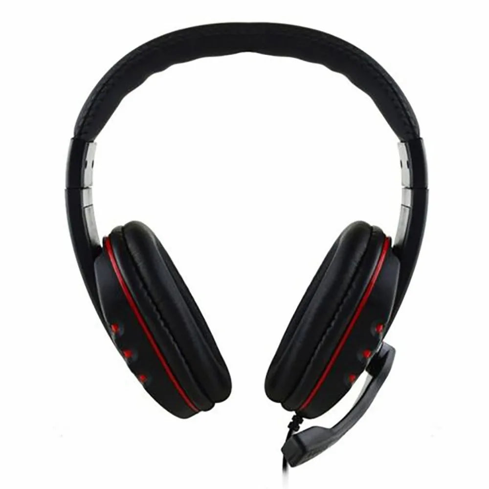 Kopfhörer 3,5mm Kabelgebundenes Gaming Headset Ohrhörer Musik für PS4 Playstation 4 Game PC Chat Computer mit Mikrofon
