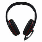 Kopfhörer 3,5mm Kabelgebundenes Gaming Headset Ohrhörer Musik für PS4 Playstation 4 Game PC Chat Computer mit Mikrofon
