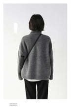 CHIC VEN Koreanischer Damen Pullover Lockerer Rollkragenpullover Warme Einfarbige Pullover Strickwaren Basic Female Tops Herbst Winter 2022