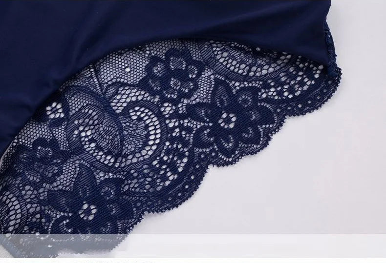 Damen Spitzenhöschen Sexy Transparenter Slip Niedriger Bund Baumwollzwickel Slips Übergröße Damenunterwäsche Dessous Neu Heißer Verkauf