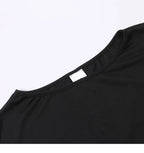 Baumwolle unregelmäßige Damen Blusen Hemd 2022 Herbst weibliche feste Pullover Tops lässig O-Ausschnitt Langarm Bluse Damen Tunika Blusen