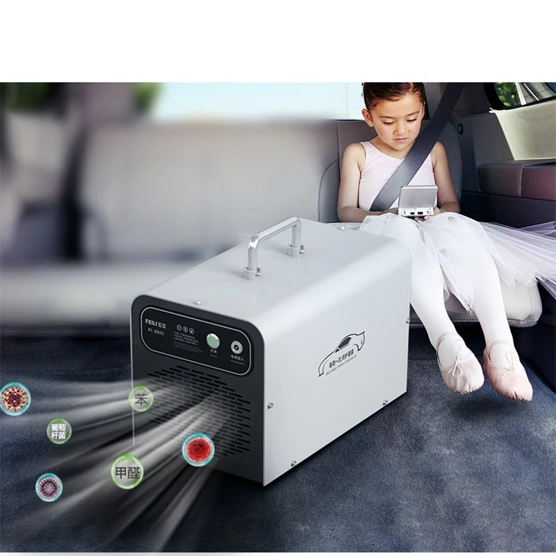 Automobile Ozonsterilisationsmaschine, intelligente Fahrzeugentfernung von Formaldehyd, Rauchgeruch, Desinfektion und Sterilisation