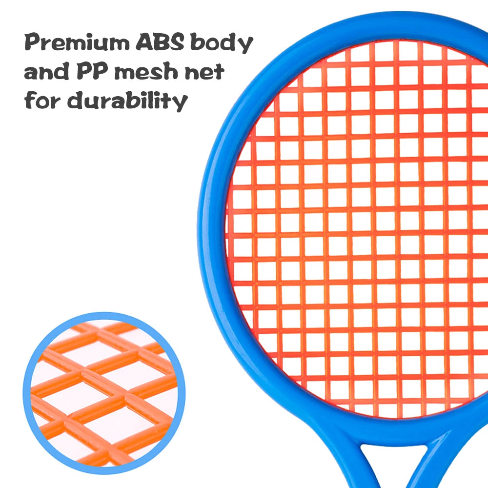 Kinder Tennisschläger Set Kinder Lustiges Tennis mit Bällen für Haus Garten Strand Outdoor Schultraining Sport 2020 Neu