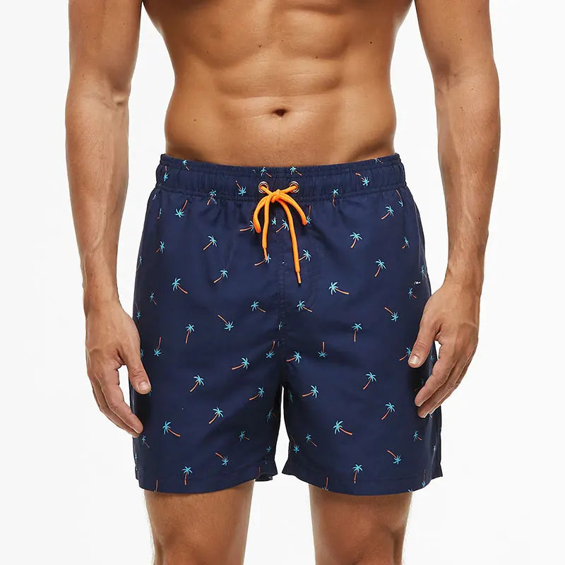 Escatch Schnelltrocknende Sommer Badeshorts für Herren, Beach Boardshorts, Badehosen für Männer, Schwimmhosen, Herren Sportbekleidung, Strandmode, Fitness Übergrößen