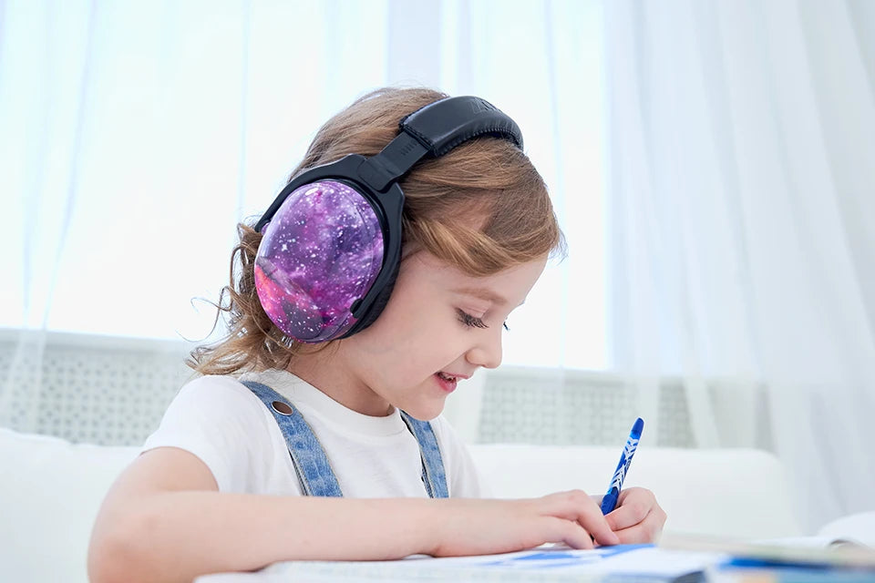 ZOHAN Gehörschutz, passive Kapselgehörschützer, NRR22DB Lärmschutz, Hip-Hop-Sicherheits-Gehörschützer für Kinder Mädchen Jungen