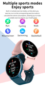 LIGE Wasserdichte Smartwatch für Damen, Echtzeit-Wettervorhersage, Herren-Uhren, Sport-Damen-Smartwatch für Damen, Android, iOS