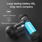Booster Mini X Massage Gun Perkussion Rücken- und Nackenmassagegerät Elektrische Vibratoren Tragbares Fitness-Mini-Körpermassagegerät