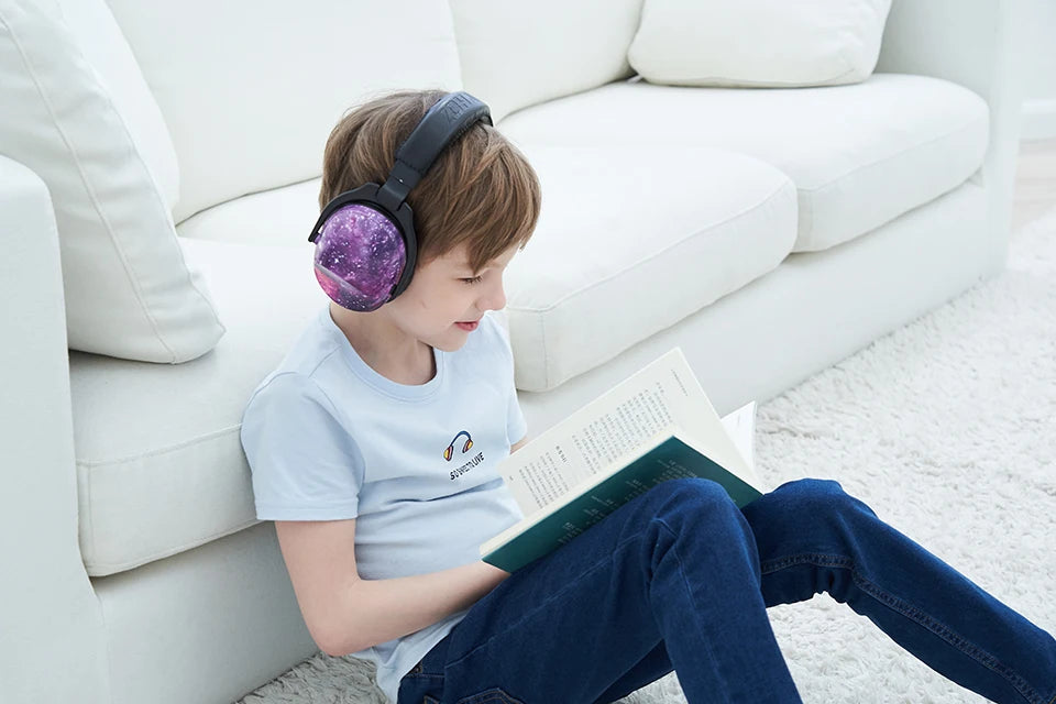 ZOHAN Gehörschutz, passive Kapselgehörschützer, NRR22DB Lärmschutz, Hip-Hop-Sicherheits-Gehörschützer für Kinder Mädchen Jungen