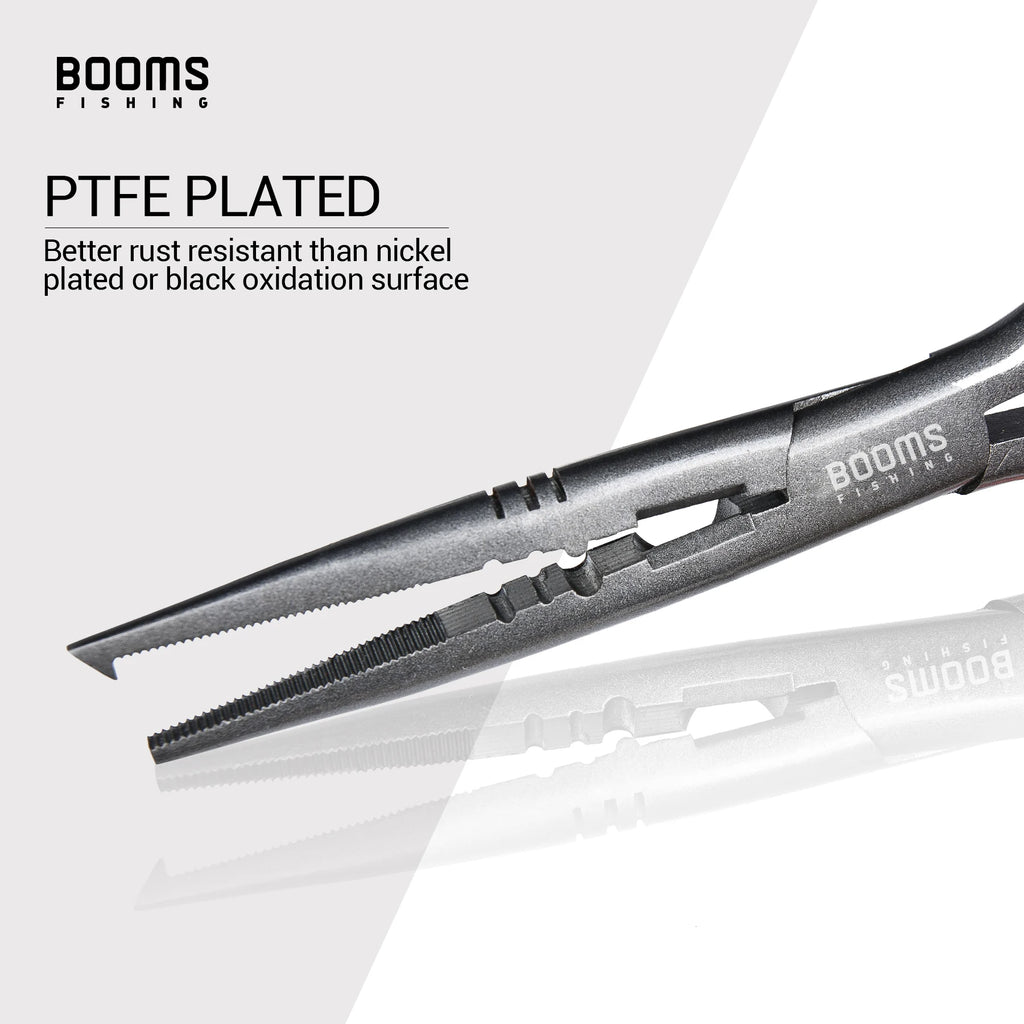 Booms Fishing F03 Fischerzange 23cm lange Nasenhakenentferner Edelstahl-Schnurschneider Schere Fischerzange