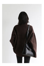 CHIC VEN Koreanischer Damen Pullover Lockerer Rollkragenpullover Warme Einfarbige Pullover Strickwaren Basic Female Tops Herbst Winter 2022