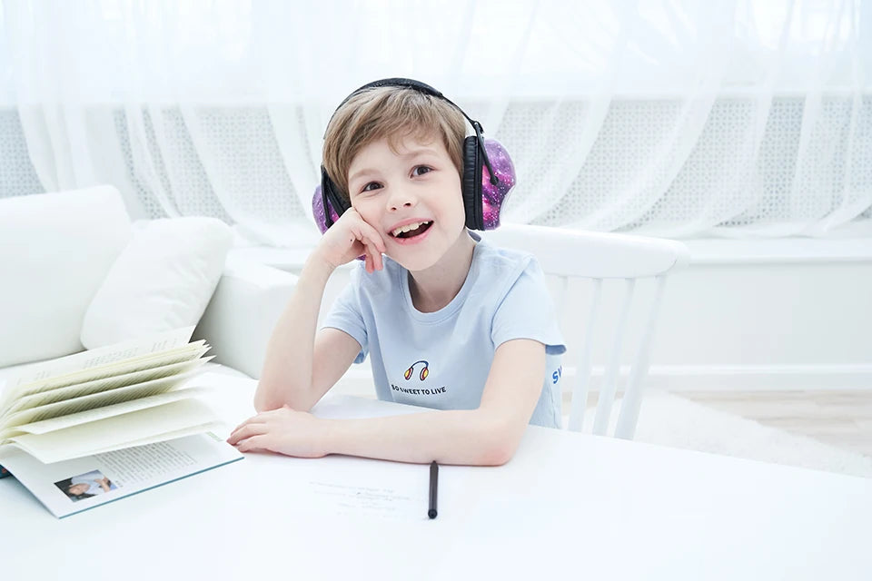 ZOHAN Gehörschutz, passive Kapselgehörschützer, NRR22DB Lärmschutz, Hip-Hop-Sicherheits-Gehörschützer für Kinder Mädchen Jungen