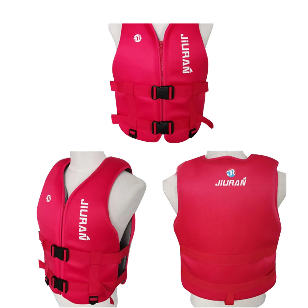 Neopren-Schwimmweste für Erwachsene und Kinder, neue Wassersport-Auftriebsweste, Schwimmweste zum Schwimmen, Bootfahren, Skifahren, Fahren und Treiben