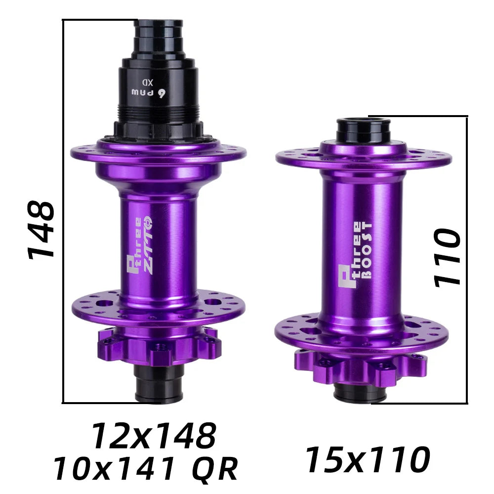 ZTTO MTB 6 Sperrklinken Scheibenbremse 148 Naben Boost 32 Loch P3 VS DT 370 xm490 12x148 15x110 32h Maza 141x10 QR Steckachse Abgedichtetes Lager